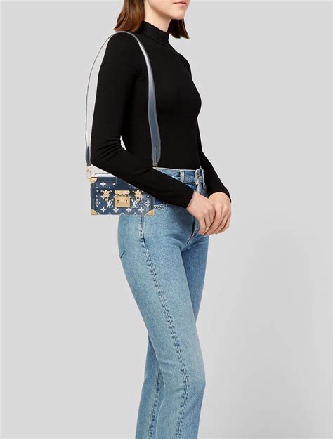 petite malle Louis Vuitton denim